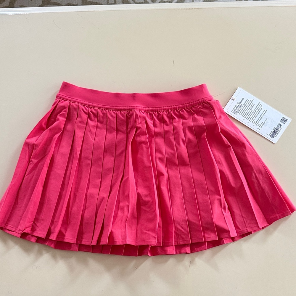 lululemon high-rise pleated tennis skirt